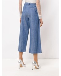 Jupe-culotte bleue Nk