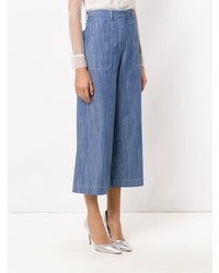 Jupe-culotte bleue Nk