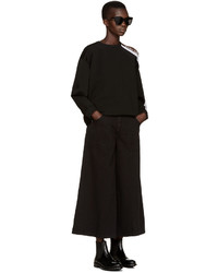 Jupe-culotte en denim noire Marc Jacobs