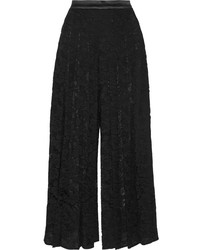 Jupe-culotte en dentelle noire Givenchy