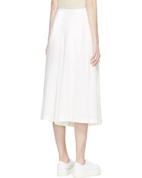 Jupe-culotte en laine blanche EACH X OTHER