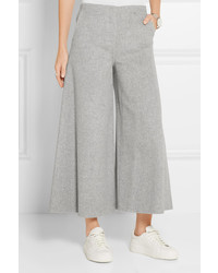 Jupe-culotte en laine grise Theory