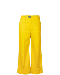 Jupe-culotte jaune A.W.A.K.E.