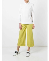 Jupe-culotte jaune Moncler