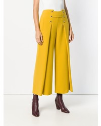 Jupe-culotte jaune Genny