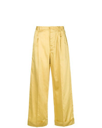Jupe-culotte jaune Romeo Gigli Vintage