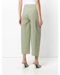 Jupe-culotte olive Erika Cavallini