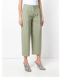 Jupe-culotte olive Erika Cavallini