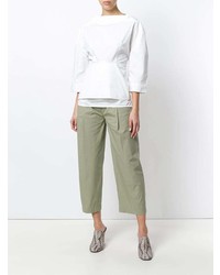 Jupe-culotte olive Erika Cavallini