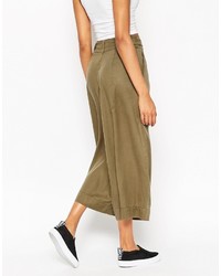 Jupe-culotte olive Asos