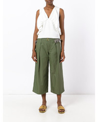 Jupe-culotte olive Kolor