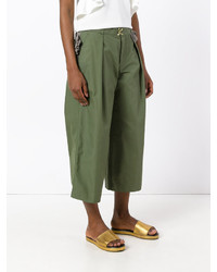 Jupe-culotte olive Kolor