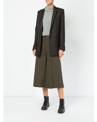 Jupe-culotte olive Rokh