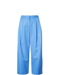 Jupe-culotte plissée bleu clair