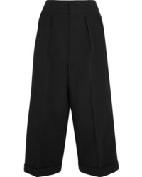 Jupe-culotte plissée noire Marni