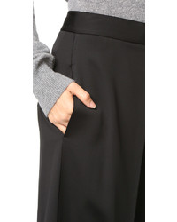 Jupe-culotte plissée noire DKNY