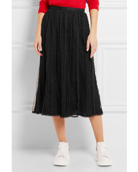 Jupe de tulle noire RED Valentino