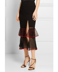 Jupe en chiffon noire JONATHAN SIMKHAI