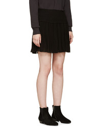 Jupe en chiffon noire Etoile Isabel Marant