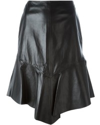 Jupe en cuir noire Givenchy