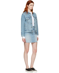 Jupe en denim bleu clair Levi's