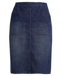 Jupe en denim bleu marine White Stuff
