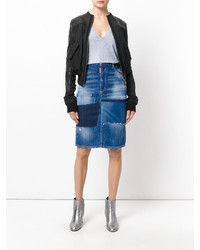 Jupe en denim bleue Dsquared2