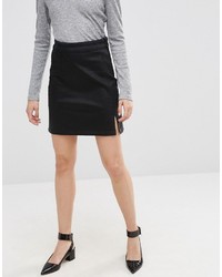 Jupe en denim noire Asos