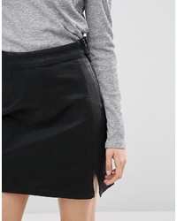 Jupe en denim noire Asos