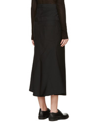 Jupe en laine noire Junya Watanabe