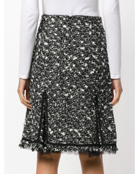 Jupe en laine noire Giambattista Valli