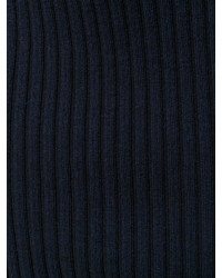 Jupe en tricot bleu marine Kenzo