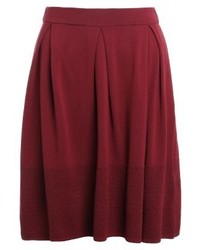 Jupe évasée bordeaux Hugo Boss