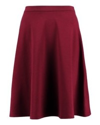 Jupe évasée bordeaux Zalando Essentials