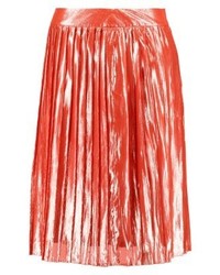 Jupe évasée rouge Custommade