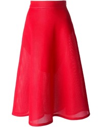 Jupe évasée rouge DKNY