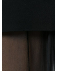 Jupe longue de tulle noire Givenchy