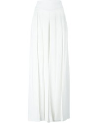 Jupe longue plissée blanche Givenchy
