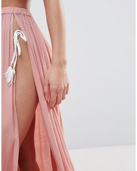 Jupe longue rose Asos