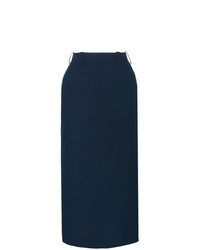Jupe mi-longue bleu marine Calvin Klein 205W39nyc