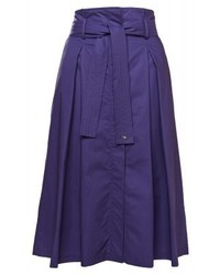 Jupe mi-longue bleue Escada