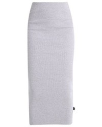 Jupe mi-longue grise Missguided