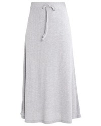 Jupe mi-longue grise Vero Moda
