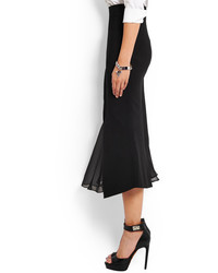 Jupe mi-longue noire Givenchy