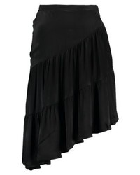 Jupe mi-longue noire NA-KD