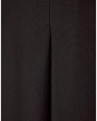 Jupe mi-longue plissée noire Asos