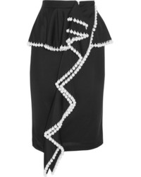 Jupe ornée noire Givenchy