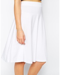 Jupe patineuse blanche Asos