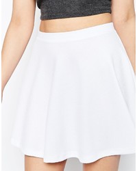 Jupe patineuse blanche Asos