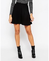 Jupe patineuse noire Asos